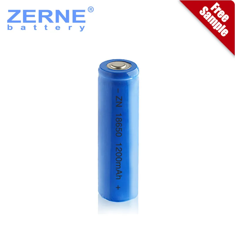 UL1642 rechargeable li ion battery 18650 1200mah