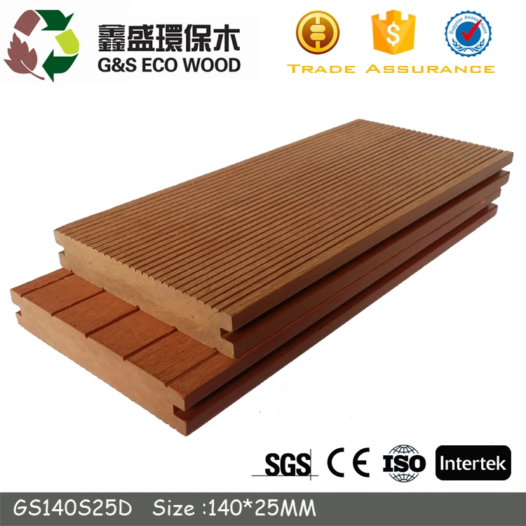 Engineered wood wpc outdoor decking Deck Boards wpc timber terasa flooring board