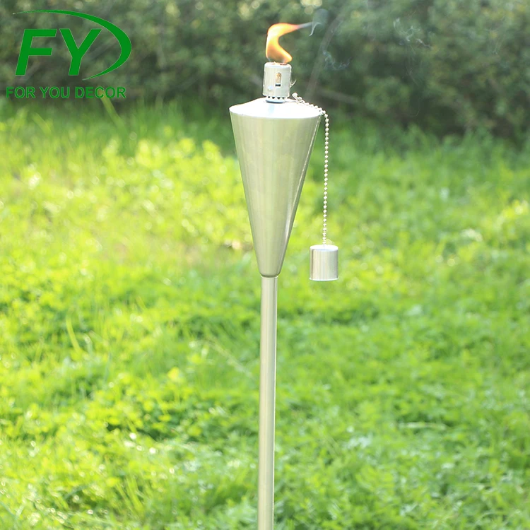 
Traditional style wholesale stainless steel garden kerosene oil torches 