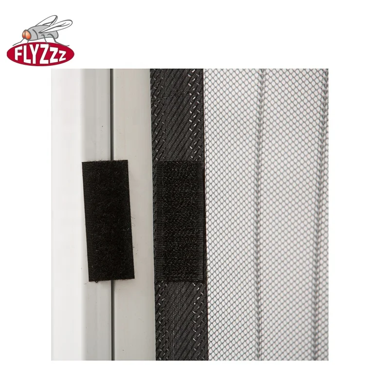 Factory price anti insect screen mesh polyester DIY magnet mosquito net door curtains