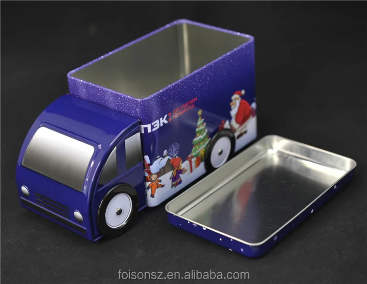 Factory directly supply empty car shape tin candy box gift box