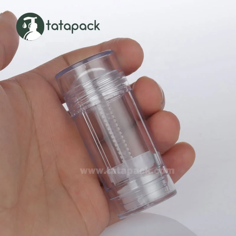 
0.5oz Empty Transparent Deodorant Stick Container 15ml Plastic Cosmetic Bottles for Lotion Stick, Lipstick Tube, Lip Balm Tubes 