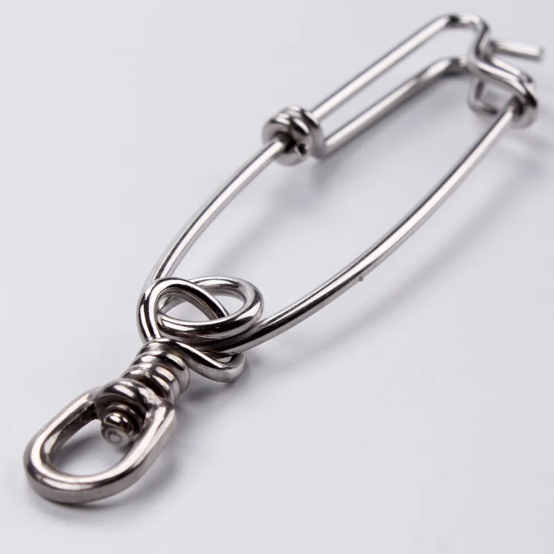 
Stainless steel fishing swivel Tuna Clip Longline Branch Hanger Fishing Snap Swivels 