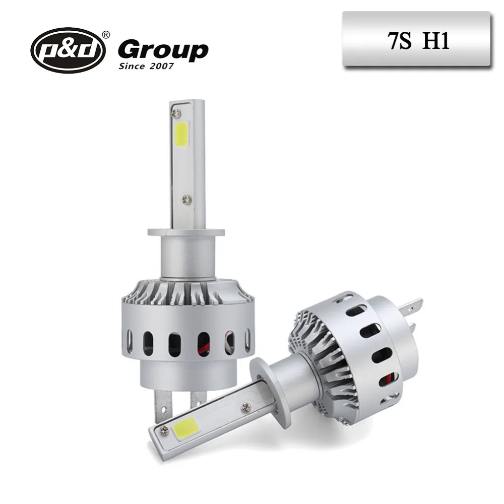 Фабрика OEM и ODM 50 Вт удара 7 s светодиодные фары лампы H1 H4 H7 H11 9005 9006 светодиодные фары автомобиля