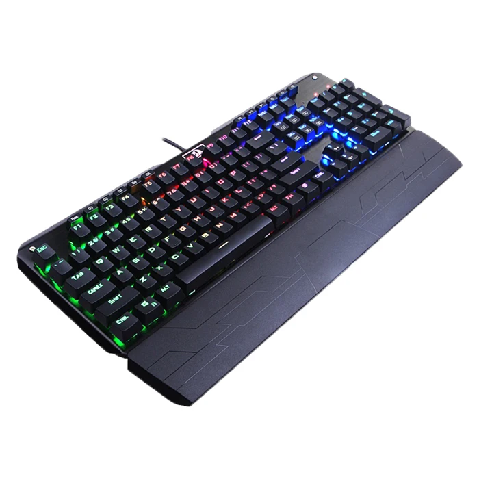 Hot Sale Red Dragon K555 PC Gamer Metal Mechanical Keyboard 104 Keys