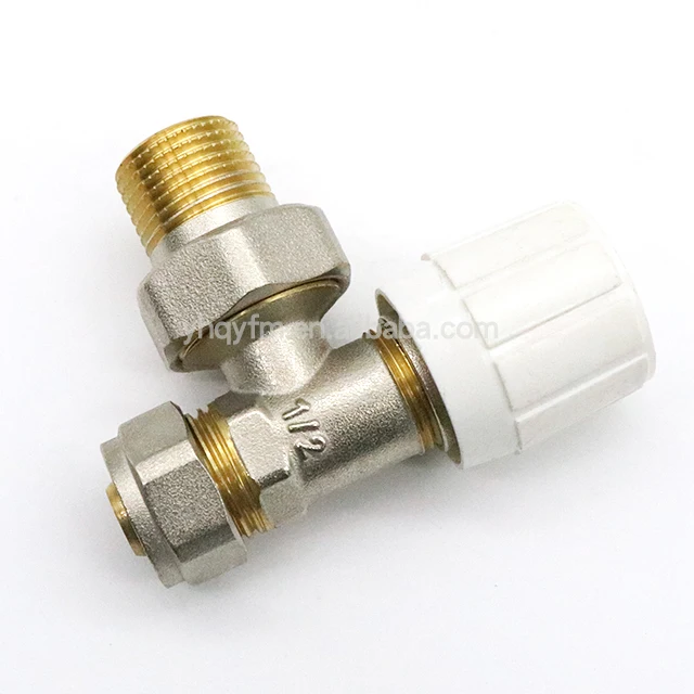 TAIZHOU QIOMGYU china supplier NP BRASS floor heating thermostatic radiator valve