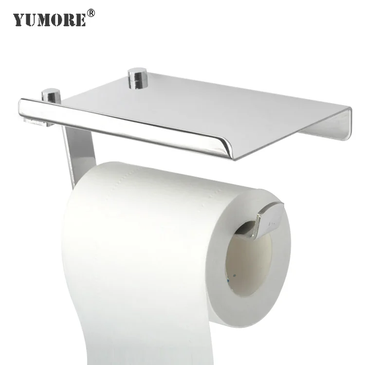Residential home bathroom table top standing portable cool toilet tissue paper holder dispenser