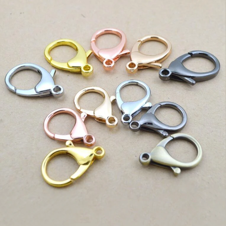 23mm Alloy Jewelry making Clasps & Hooks Alloy Electroplating Bracelet Necklace Key Ring Lobster Hooks Jewelry Finding