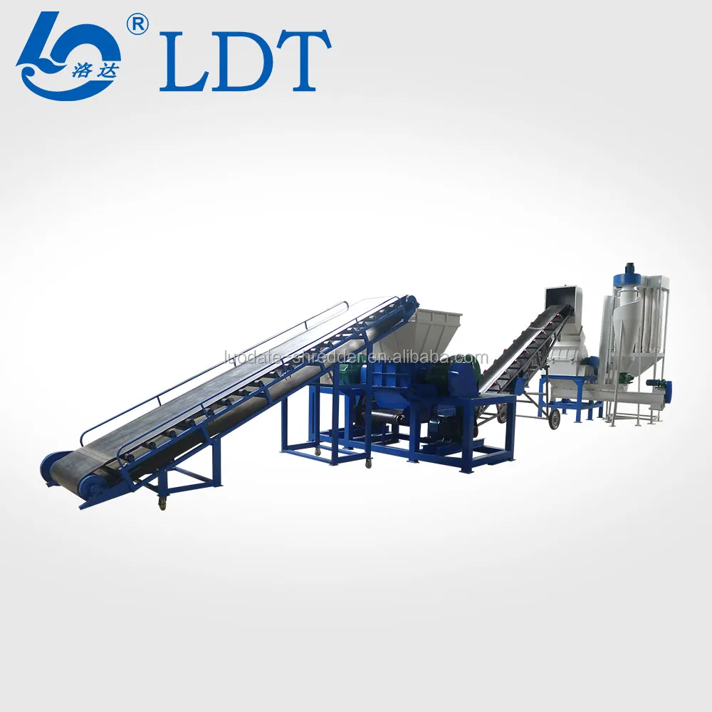 used car tires shredder machine Tyre Shredder/ Tyre Recycling Machine Production line for sale