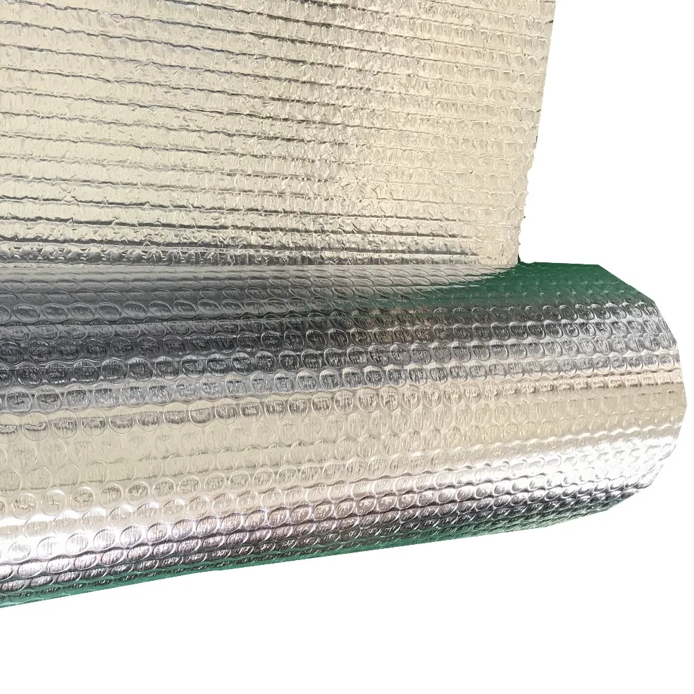 Reflective aluminum foil air bubble aluminum insulation for thermal insulation material