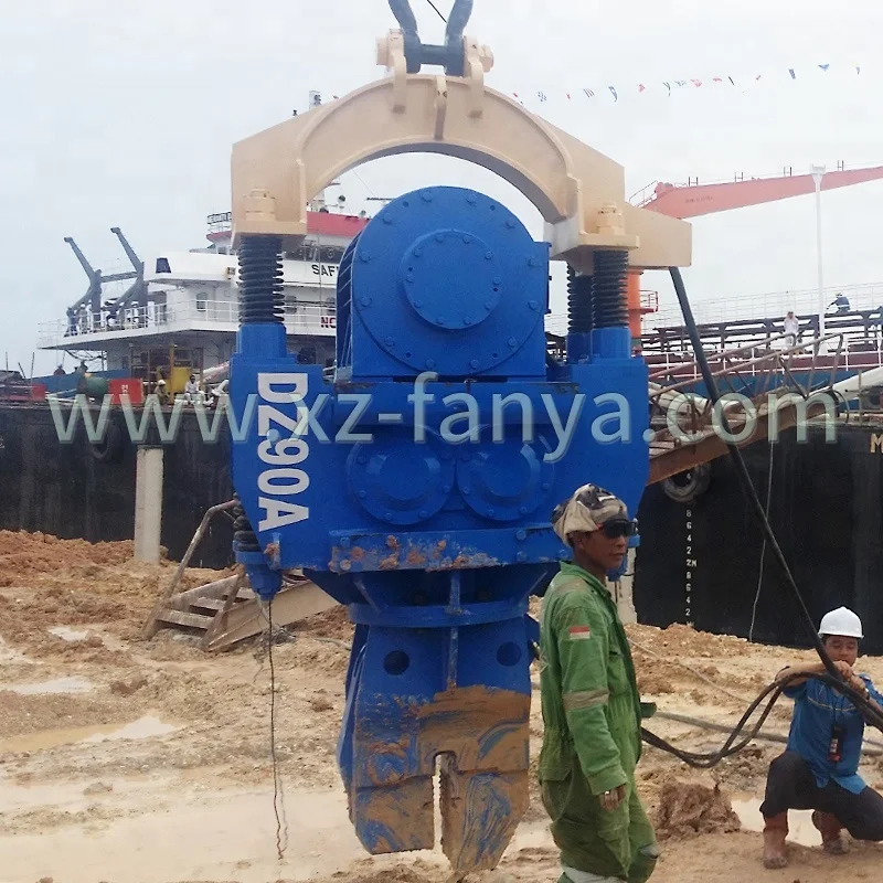 small vibratory pile hammers, 60kw electric vibro hammer