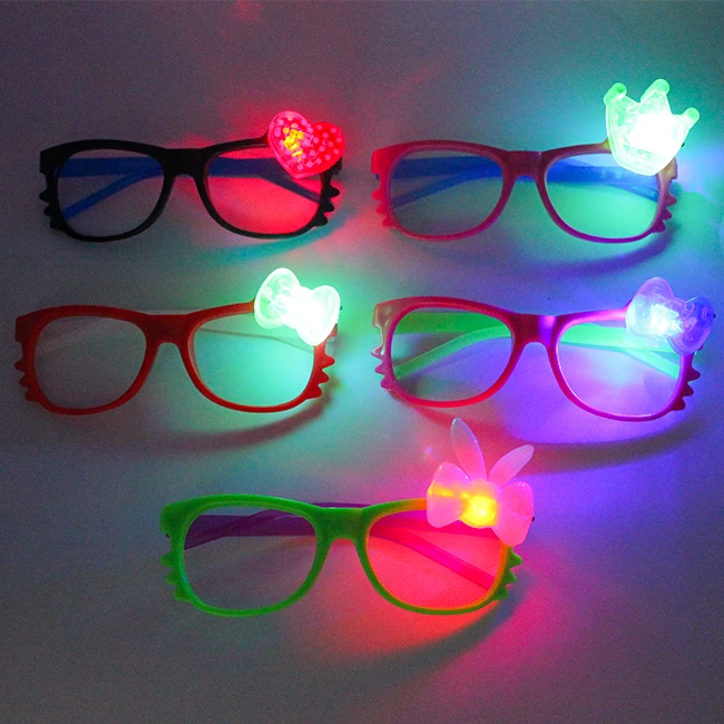 Novelty Gifts Cute Party Led Flashing Kids Glasses