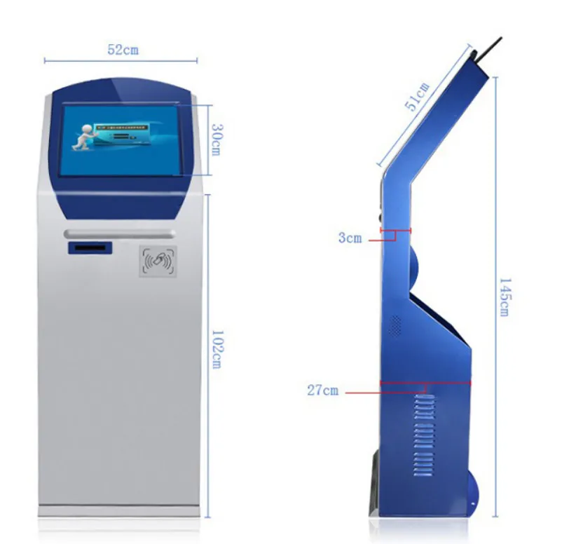 Торговый автомат для супермаркетов, терминал банковских перевозок, терминал продаж, POS-терминал, сенсорный ЖК-монитор, все в одном, ПК AIO