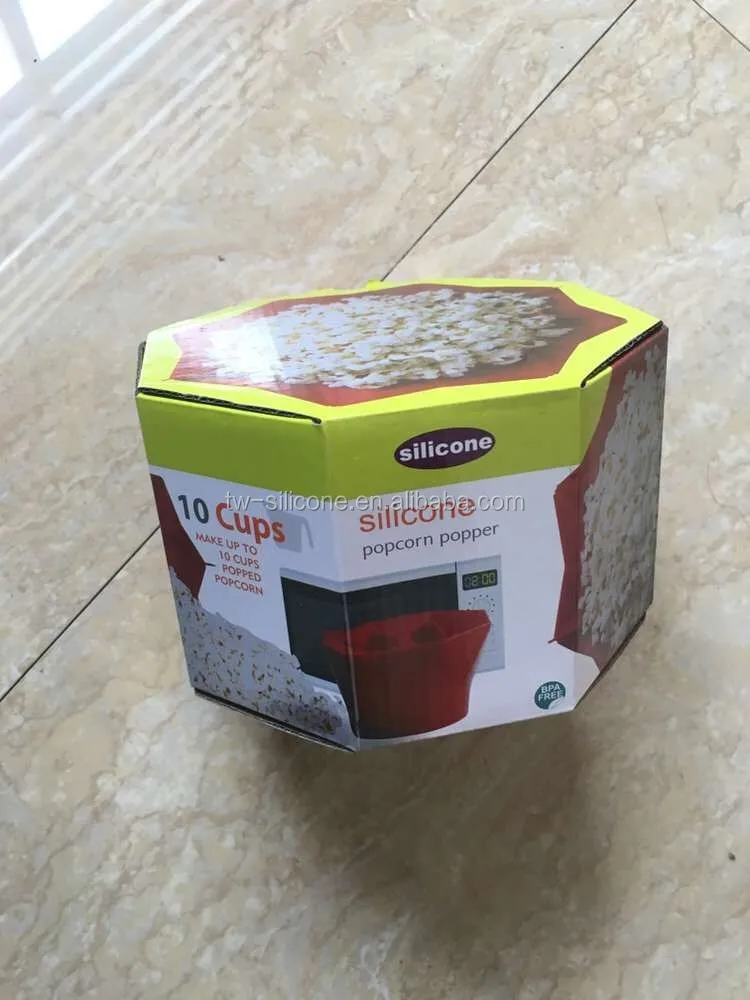 Newest Healthy Microwave Silicone Popcorn Popper Maker