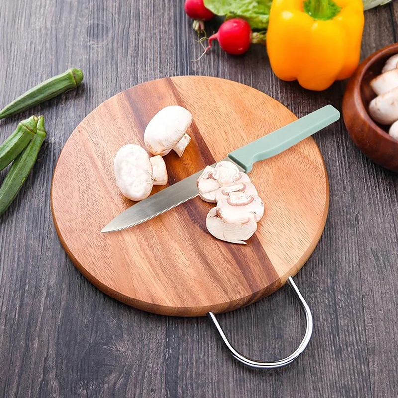 Manufacturer 4 Pcs Stainless Steel Chef Knife Bread Utility Fruit Kitchen Knives Kitchen Cutlery Set with Block