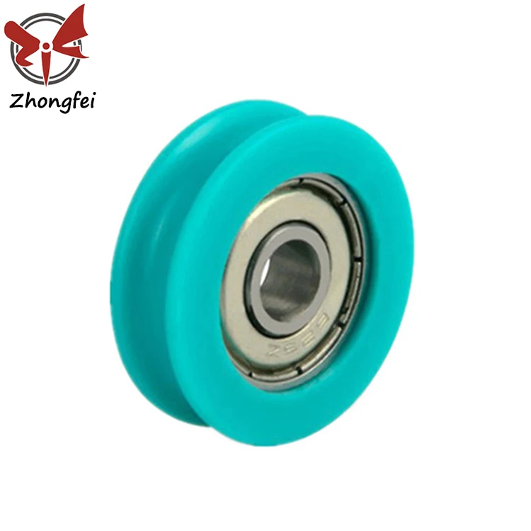 Door And Window Roller Aluminum pulley wheel nylon pulley wheel with bearing