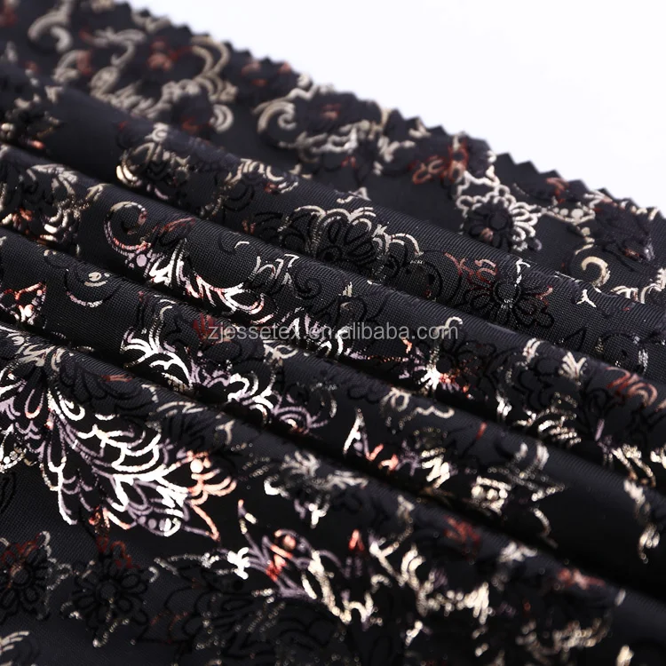 
New fashion FDY korean cotton muslin glitter fabric cut pieces 