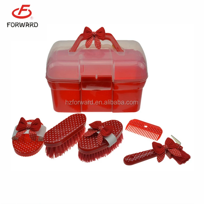 
7pcs horse grooming kit box 