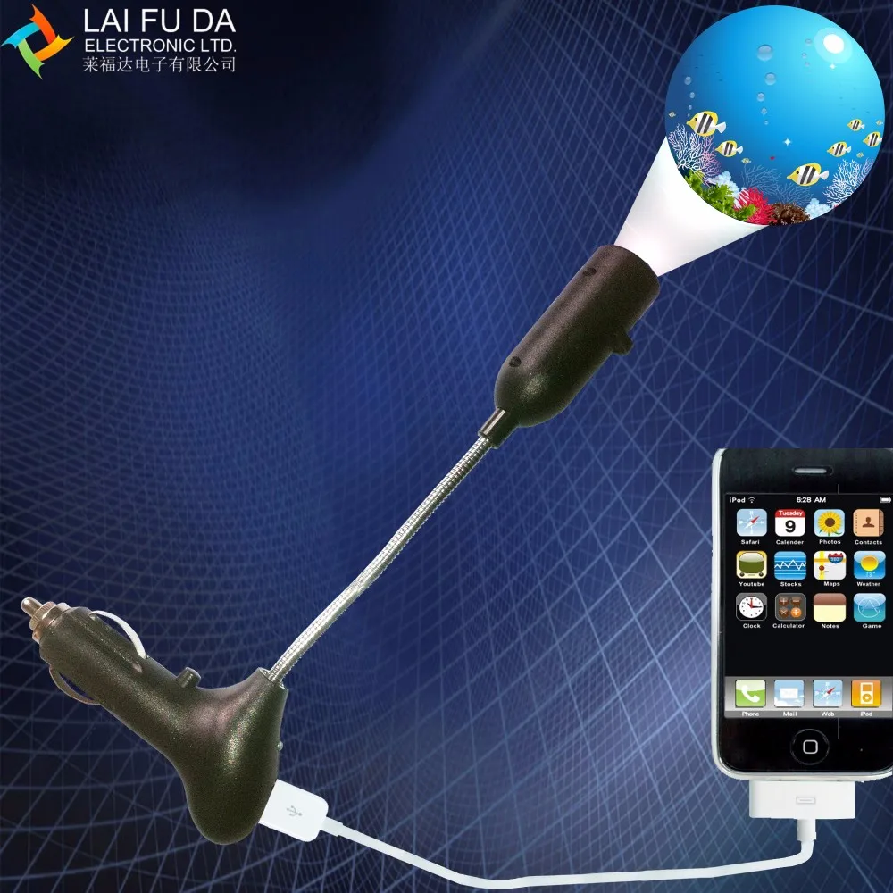 Лидер продаж, аксессуары для салона автомобиля, автомобильный проектор с логотипом, с блоком питания прикуривателя