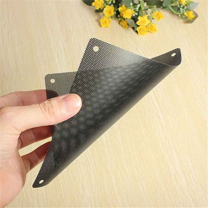New Arrival 14cmx14cm Computer Cooling Fan Filter PVC 140mm PC Fan Case Dust Filter Strainer Dustproof Mesh Cuttable