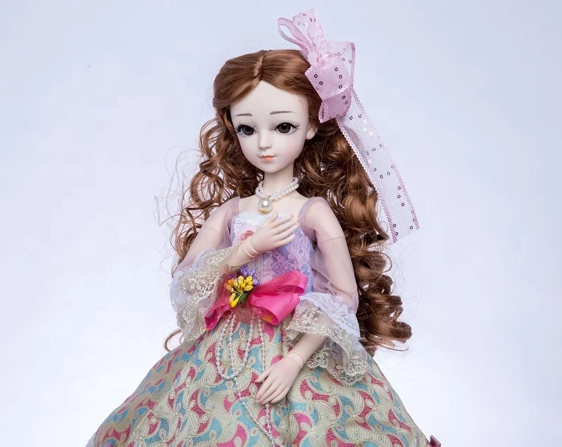 2019 new design 24 inches high quality beautiful BJD jointed vinyl BJD doll