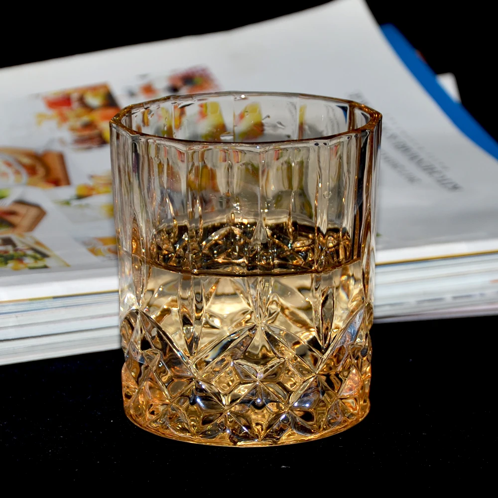 Diamond whiskey glasses