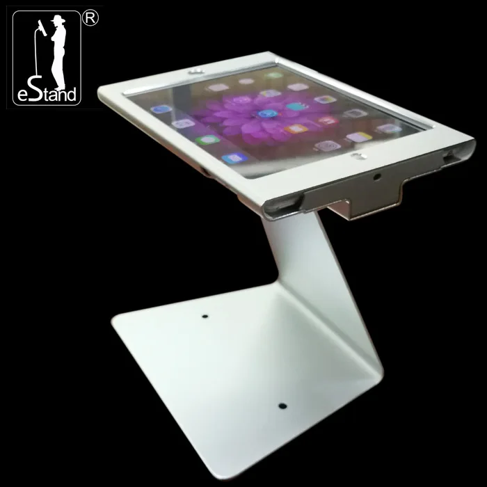eStand BR27003M exhibition countertop security display for ipad mini case metal tablet holder