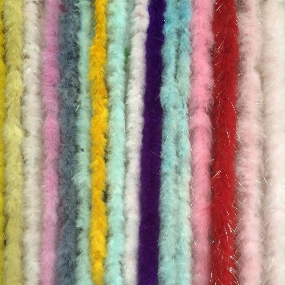 China feather factory Wholesale 25 grams Fluffy turkey Marabou feather Boa decorations
