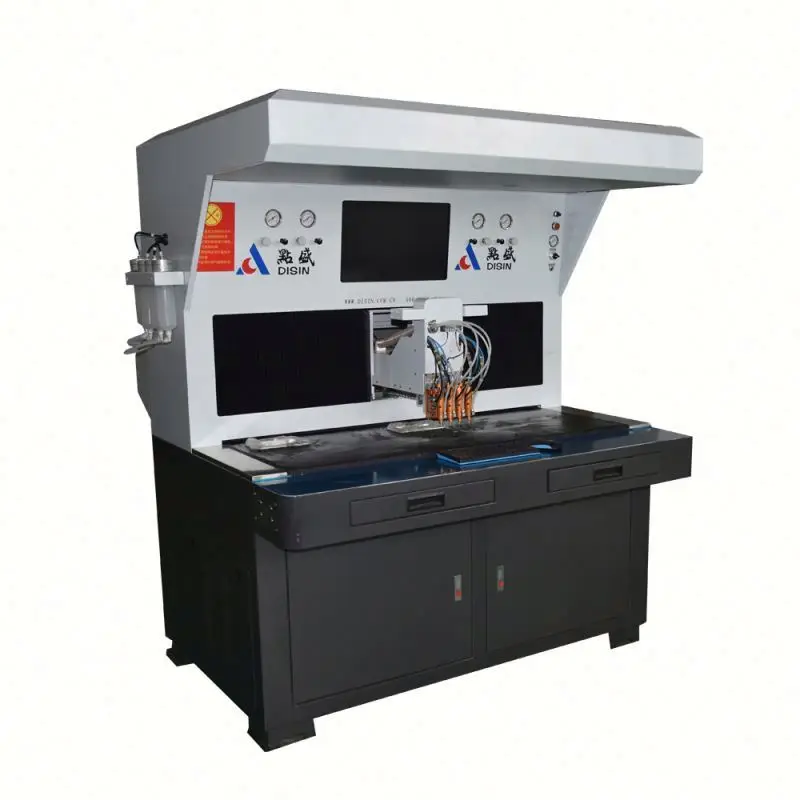 High speed 4 color soft enamel dispenser machine