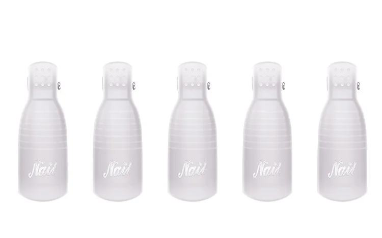 Hot Sale 10PCS Set Plastic Acrylic finger nail art for UV Gel polish Remover wrap Tools