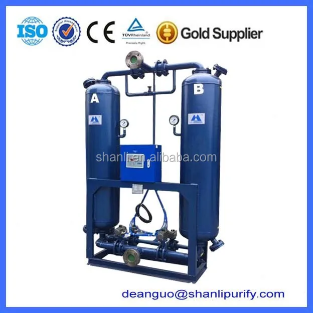 20bar or 40bar high inlet air pressure SLAD adsorption or regeneration desiccant air dryers and filters