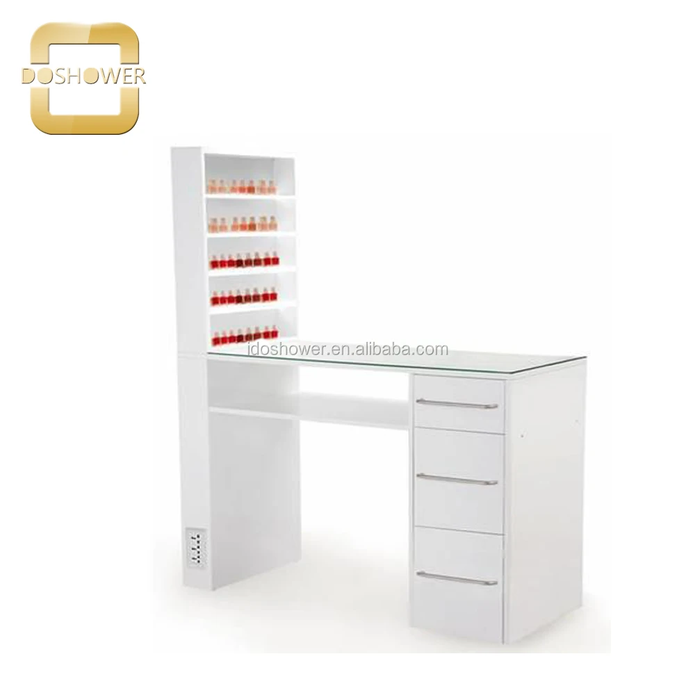 2017 beauty salon table and nail table of salon equipment station
