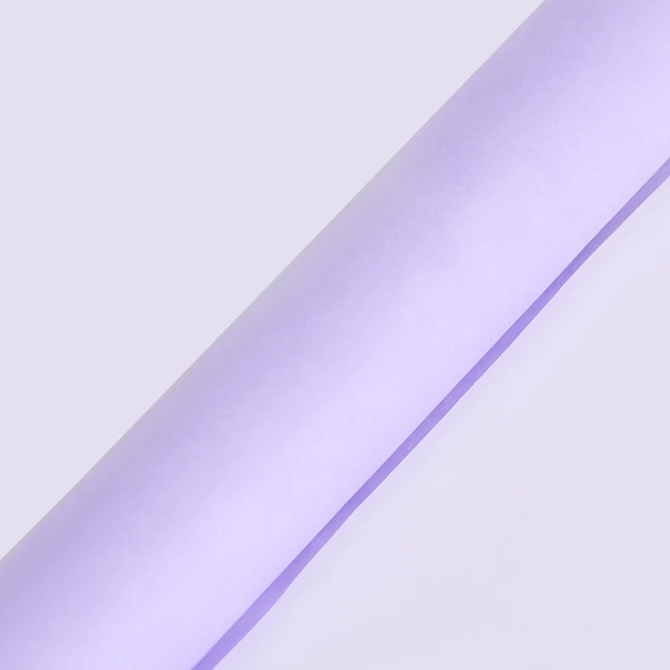 Flower Wrapping Craft Paper Roll for Flower Shop Packing Bouquet Wedding Decor Purple Offset Printing Mixed Pulp Chemical Pulp