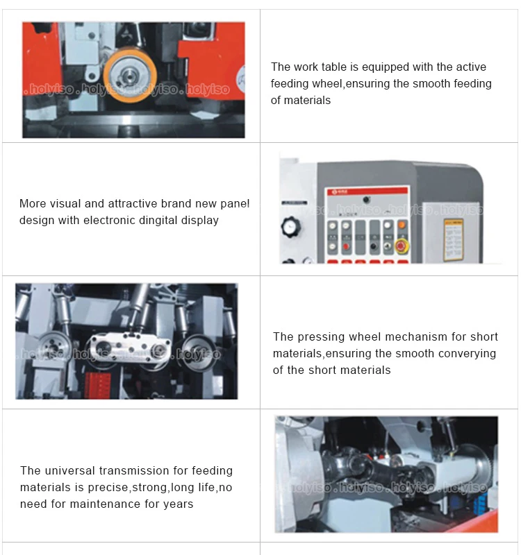 HOLYISO New Arrivals Four Side Wood Thickness Planer 5 Spindles 4 Head Moulder  For Sale
