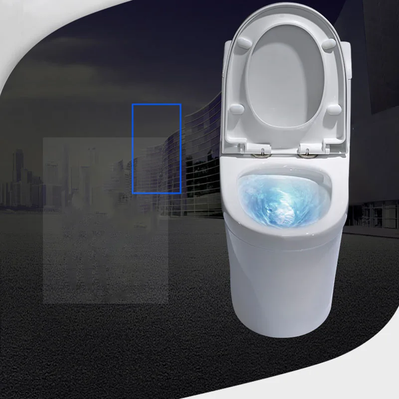 Foshan Modern Western Commode bathroom Toilet Sanitary Ware Floor Mounted WC Water Saving Closet Toilet unit