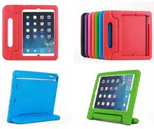 Portable Kids lovely shockproof drop resistance eva foam mount stand hand-held case cover for apple ipad mini 1/2/3 Tablet