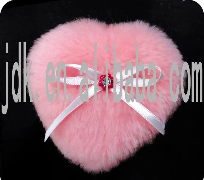Plastic Handle Cute Bowknot Popular Plush Powder Puff