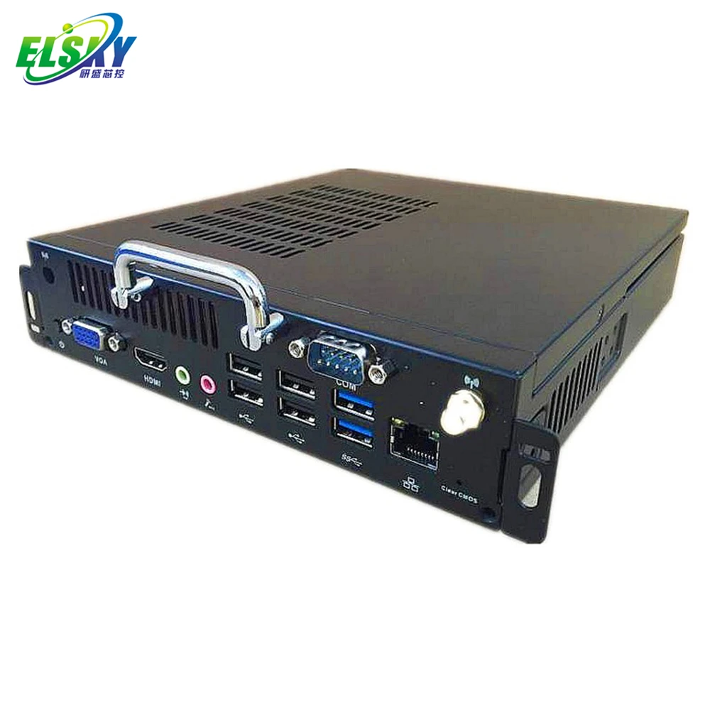 OPS Mini PC Supporting LGA1150 Processor I3 4130 with 4GB DDR3 RAM and 128GB MSATA OPS-H81  Dual Display of H81 Chipset