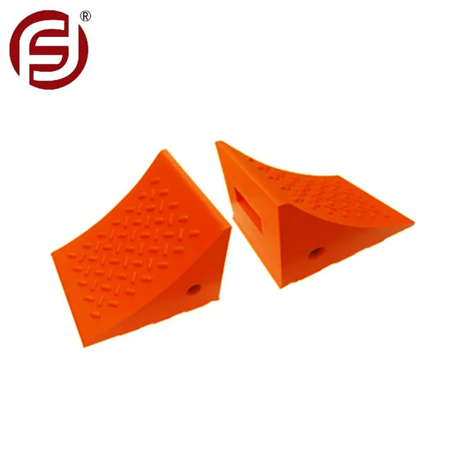 Indonesia hot sales Pu light duty  wheel chocks car tire stopper cheap wheel chock