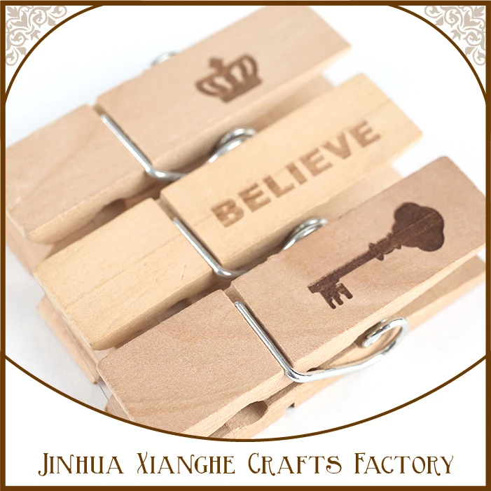 Сделано в Китае низкой цены Вуд ткань Peg / клип Clothpins