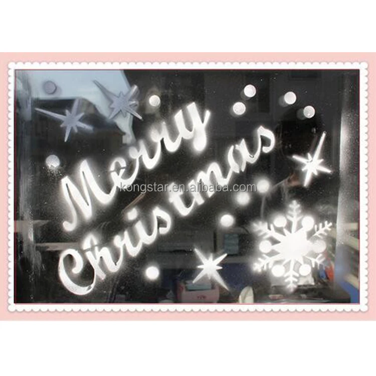 custom logo spray snow for Christmas party decorations