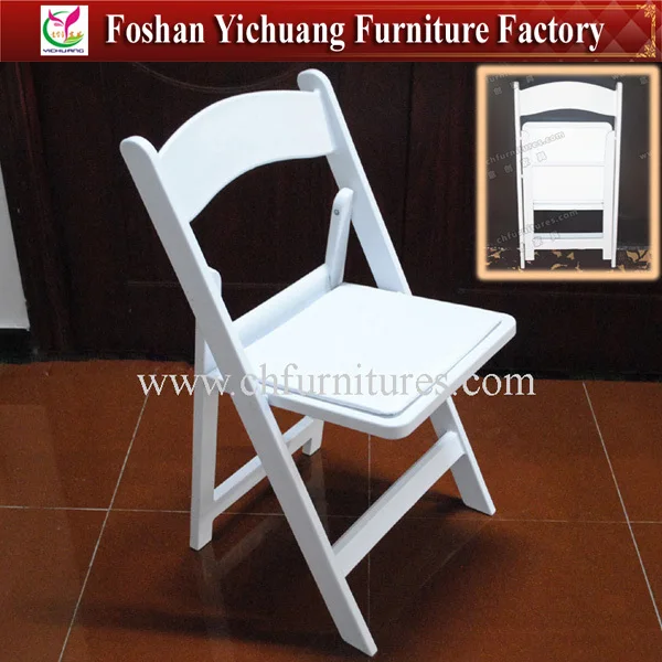 White resin folding chairs for sale YC-AF01-01
