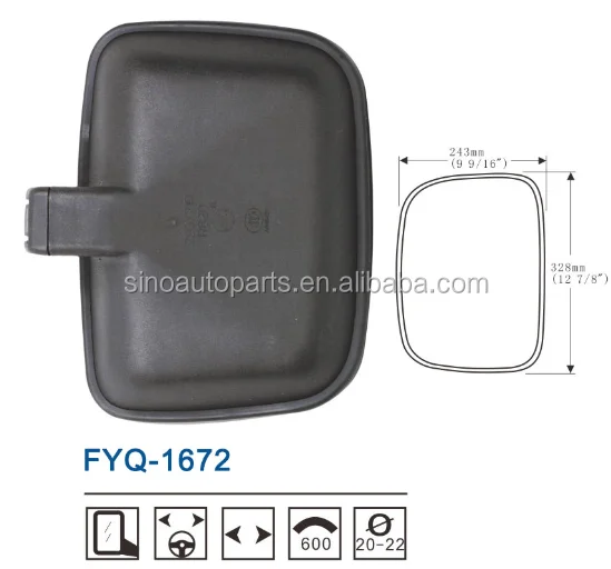 MIXER TRUCK AUTO SIDE REARVIEW MIRROR FOR HINO,ISUZU FTR,NISSAN UD-340 SERIES