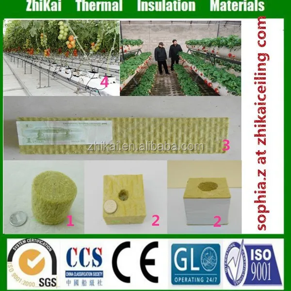 Гидропоника RockWool для Теплицы, 100x20x7 cm минеральная вата плиты