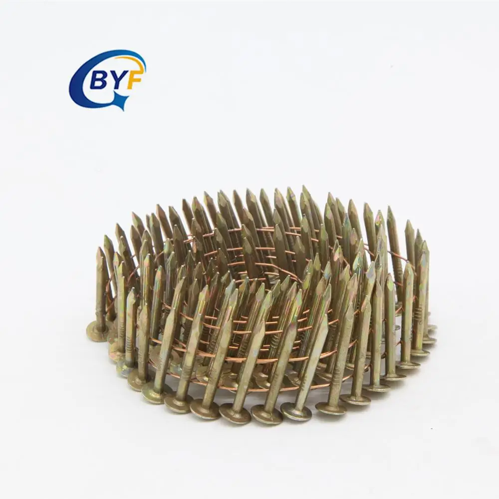 
Factory Direct Sale Galvanized Coil Roofing Nail 