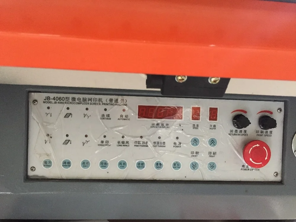 Low cost JB-4060 Manual Microcomputer screen printing machine  Small flat screen printing machine