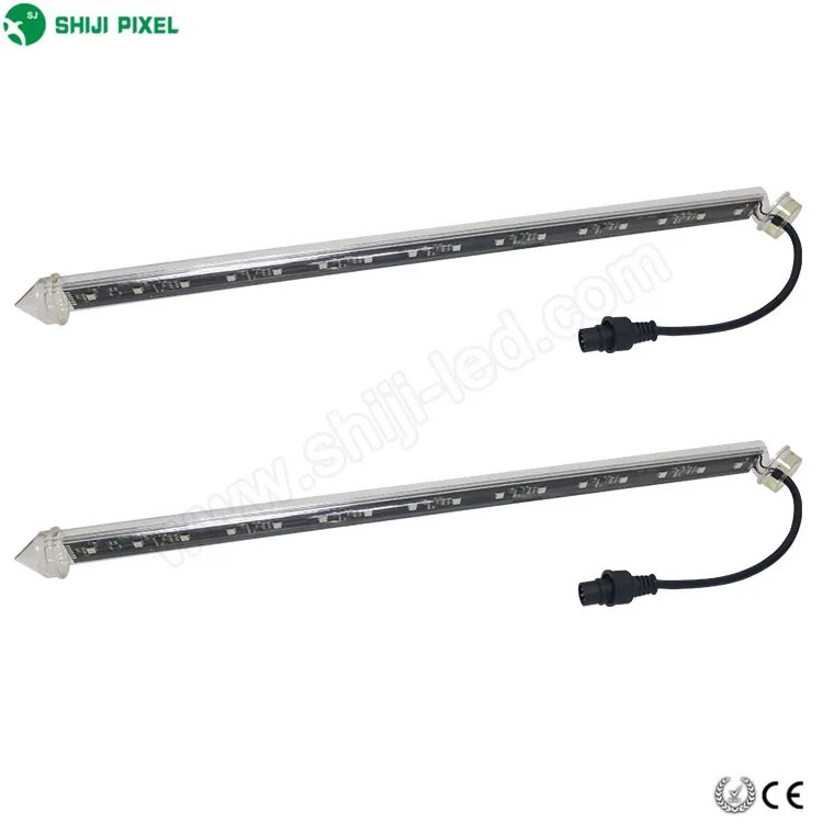 Led Pixel Light Decorative Tube 360 Degree Meteor Dmx 3d Vertical Digital Rgb Led Tube Light