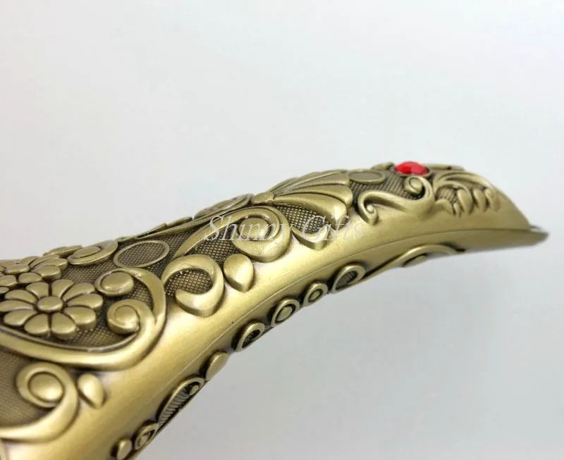 Shinny Gifts Decorative Authentic Big Aladdin Genie Brass Copper Oil Lamp