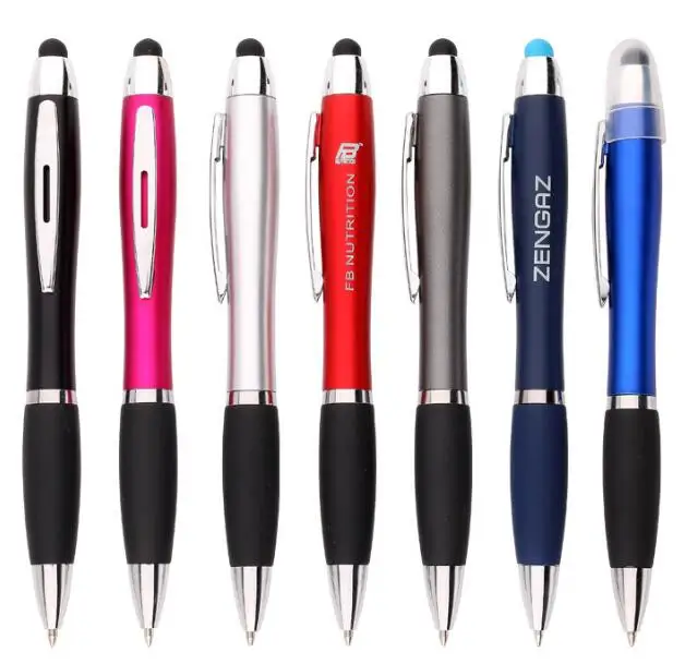 Pen with flashlight promotional custom led flashlight pen