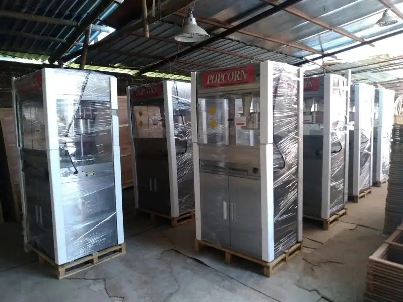 
Desk Type Hot sale Stainless steel 12 OZ popcorn machine with CE Spherical popcorn 